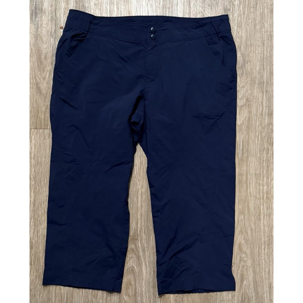 Columbia PFG Capri Fishing Hiking Pants Blue Women's S 33x20 Outdoor excellent